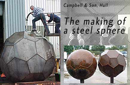 W Campbell & Son - creating a steel football